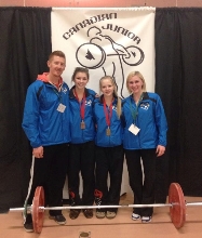 Action Weightlifting at the 2014 Canadian Juniors